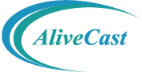 株式会社AliveCast(アライブキャスト)ロゴ