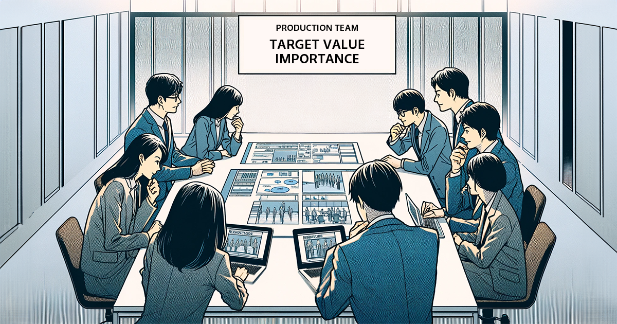 採用サイトの目標が決まり、目標を達成するための戦略設計を進めている制作チーム